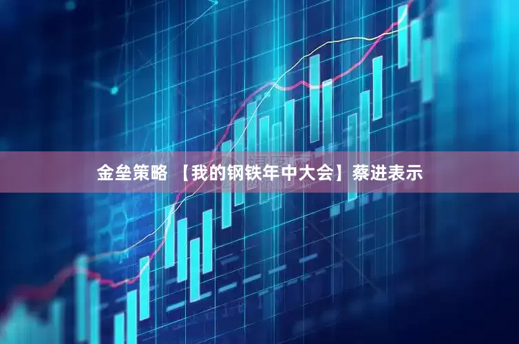 金垒策略 【我的钢铁年中大会】蔡进表示